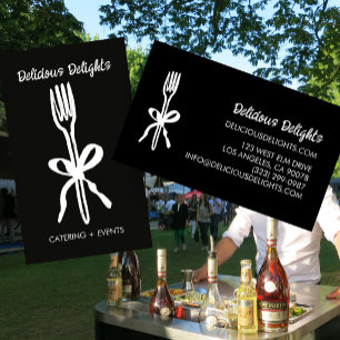 Catering Chef Evenementenplanning Voedselbereiding Visitekaartje