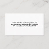 Catering Chef Logo | Voedselspreiding Visitekaartje (Achterkant)