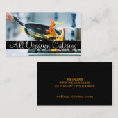 Catering Chef Wedding Planner Visitekaartje (Voorkant / Achterkant)