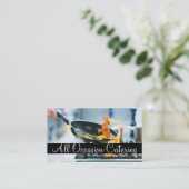 Catering Chef Wedding Planner Visitekaartje (Staand voorkant)