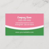 Catering Event Planner Visitekaartje (Achterkant)