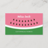 Catering Event Planner Visitekaartje (Voorkant)