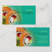 Catering, fotosjabloon visitekaartje (Voorkant / Achterkant)