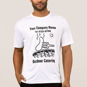 Catering in openlucht BBQ of Barbecue T-shirt