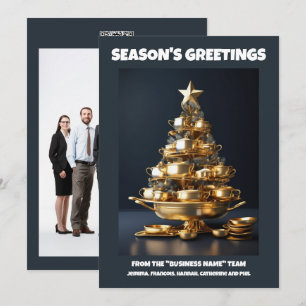 Catering Kerstboomchefs zakelijke catering Feestdagenkaart