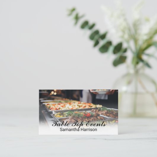 Catering Keukens Visitekaartje (Staand voorkant)