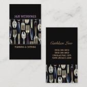 Catering Party Wedding Planner Restaurant Visitekaartje (Voorkant / Achterkant)
