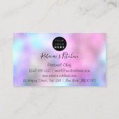 Catering Personal Chef Kitchen Knifes Holographic Visitekaartje (Achterkant)
