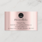 Catering Personal Chef Kitchen Knifes Roos Drivers Visitekaartje (Achterkant)