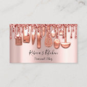 Catering Personal Chef Kitchen Knifes Roos Drivers Visitekaartje (Voorkant)