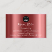 Catering Personal Chef Restaurant Drip Roos Cooper Visitekaartje (Achterkant)