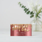 Catering Personal Chef Restaurant Drip Roos Cooper Visitekaartje (Staand voorkant)