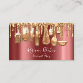 Catering Personal Chef Restaurant Drip Roos Cooper Visitekaartje (Voorkant)