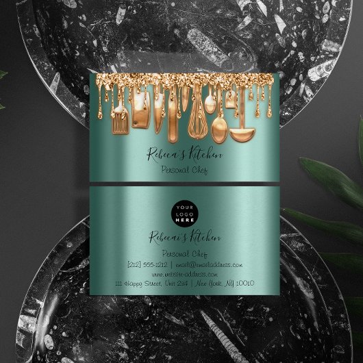 Catering Personal Chef Restaurant Drip Roos Green Visitekaartje