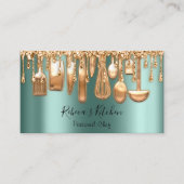 Catering Personal Chef Restaurant Drip Roos Green Visitekaartje (Voorkant)