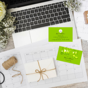 Catering Personal Chef Restaurant Green Lemon Visitekaartje