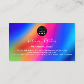 Catering Persoonlijk Chef Restaurant Drip QR Code Visitekaartje (Achterkant)