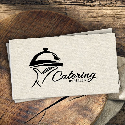 Catering Tray-Ornament - zwart Visitekaartje