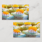 Catering van suikerbakkerijen visitekaartje (Voorkant / Achterkant)