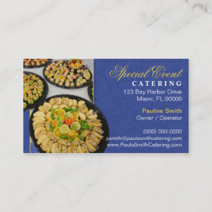 Catering-Visitekaartje Visitekaartje