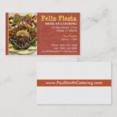 Catering-Visitekaartje Visitekaartje (Voorkant / Achterkant)