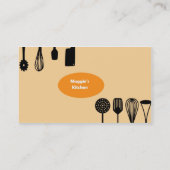 Catering-Visitekaartjes Visitekaartje (Achterkant)