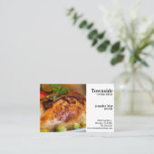 Catering wit Visitekaartje (Staand voorkant)