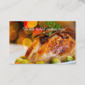 Catering wit Visitekaartje (Achterkant)