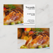 Catering wit Visitekaartje (Voorkant / Achterkant)