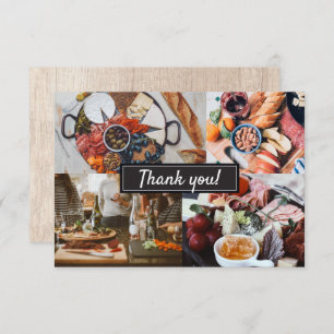 Catering Wood grain photo collage Merci moderne