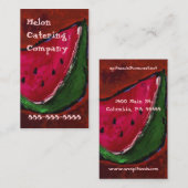 cateringbedrijf visitekaartje (Voorkant / Achterkant)