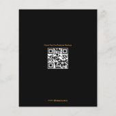 Cateringdiensten Aanpasbaar Bewerkbare Flyer (Achterkant)