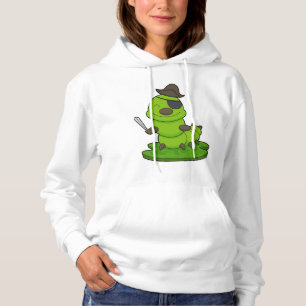 Caterpijler als piraat met zwaard hoodie
