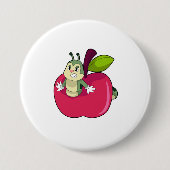 Caterpijler Apple Ronde Button 7,6 Cm (Voorkant)