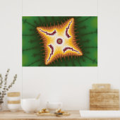 Caterpijler - Fractaal Poster (Keuken)