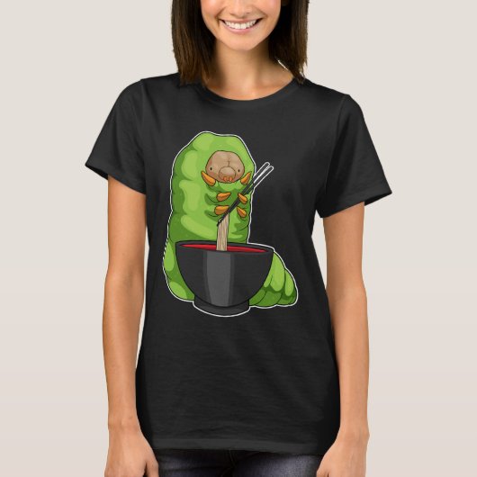 Caterpijler Ramen Bowl T-shirt (Voorkant)