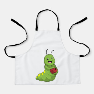 Caterpilaar bij Bowling met Bowling ball Schort