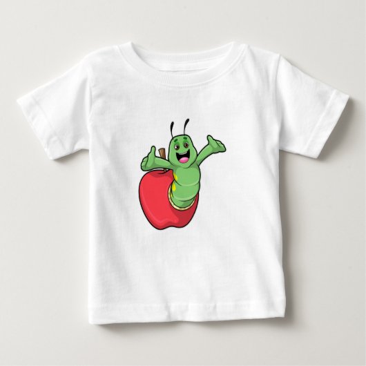 Caterpilaar met Apple (Voorkant)