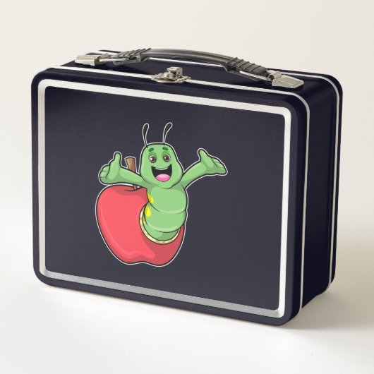 Caterpilaar met Apple (Voorkant)