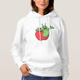 Caterpilaar met Apple Hoodie