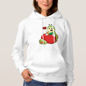 Caterpilaar met Apple Hoodie (Voorkant)