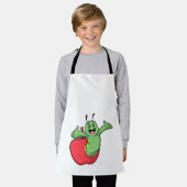 Caterpilaar met Apple Schort (Gedragen)