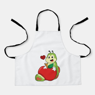 Caterpilaar met Apple Schort
