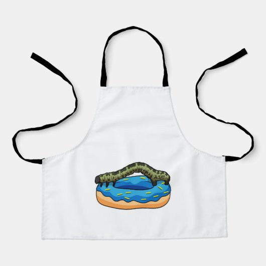 Caterpilaar met Donut Schort (Voorkant)