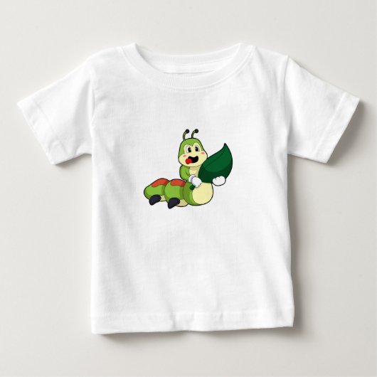 Caterpilaar met leder (Voorkant)