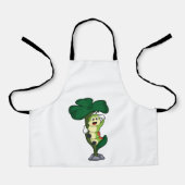 Caterpilaar met leder schort (Voorkant)