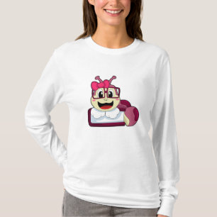 Caterpilaar met lint t-shirt