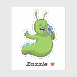 Caterpilaar met ventilator sticker