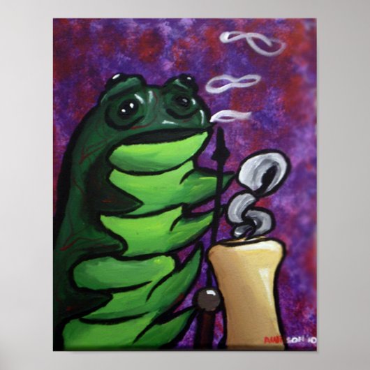 Caterpilars Hooka Poster (Voorkant)