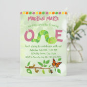 Caterpillar 1er Invitation anniversaire (Debout devant)